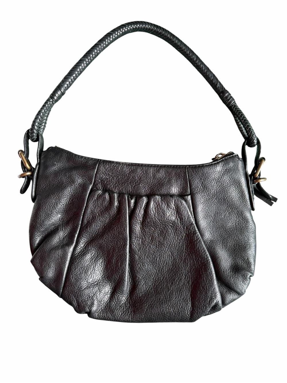 🌟Elliott Lucca Y2K black pebbled leather authentic hobo bag - Picture 2 of 9